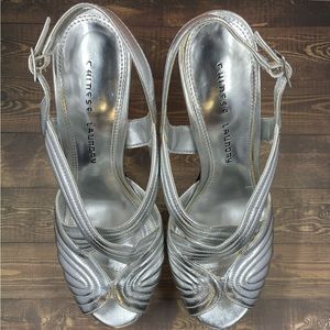 Chinese Laundry silver heels
